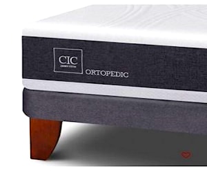 <p>Cama Europea King Ortopedic + Respaldo</p>