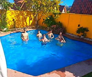 Casa de verano con piscina en su patio viña limite