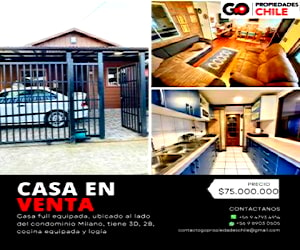 Casa equipada, 3D, 1B, cocina equipada, logia