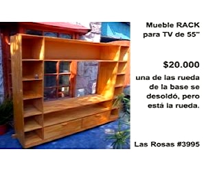 Mueble RACK para TV de 55"