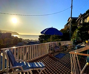 Casa Maicolpué con vista al mar