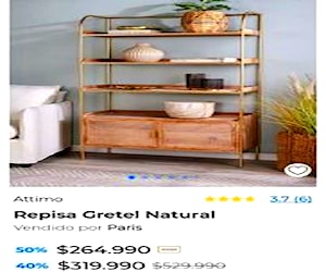 <p>Repisa nueva marca Attimo modelo Gretel</p>