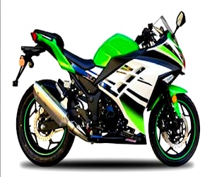 Motocicleta motorrad zx150r (verde)