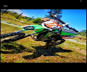 Moto kawasaki kx85cc 2 tiempos un tiro