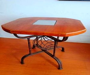 Mesa rustica fierro