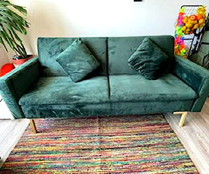 <p>Sofá cama verde botella HOME REPUBLIC</p>