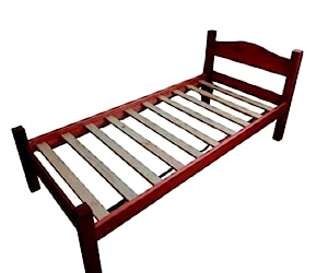 <p>Cama Barnizada Madera 1 Plaza Usada</p>