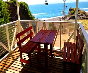 Cabañas en Pelluhue Curanipe, Frente a playa