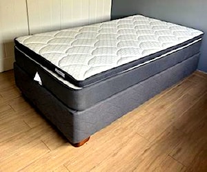 Cama box spring 1,5 plazas