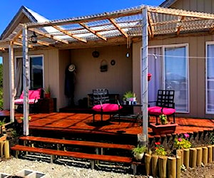 Casa en parcela con vista a los volcanes