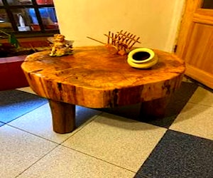 <p>Mesa de centro rustica</p>