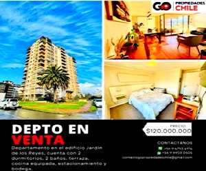 Vende depto. en Jardín de los reyes 2D, 2B