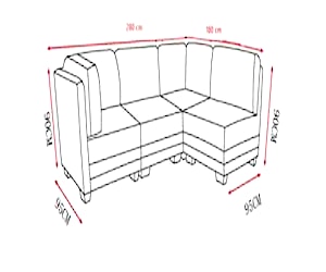 <p>Sofá Seccional 4 cuerpos</p>