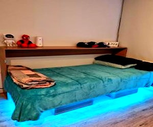 Cama plegable de 1 plaza con colchón ortopedic