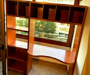 <p>Liquido Mueble escritorio y librero repisa madera</p>