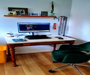 Escritorio madera + silla escritorio
