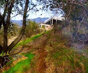 Parcela con casa en obra gruesa,vista, Águila Sur