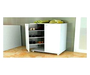 <p>Mueble organizador / zapatero blanco</p>