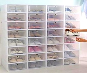 <p>Cajas organizadora la Milton usos zapatos</p>