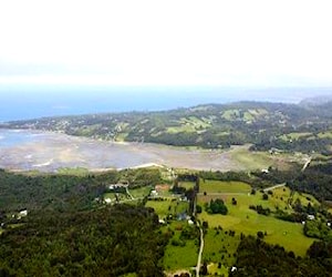 Parcela Quillaipe con vista al mar y bosque