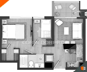 Departamento nuevo de 2d+1b cerca a metro l&#8230;