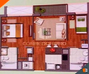 Departamento con 2d + 2b, terraza, estacion&#8230;