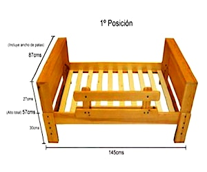 <p>Cama Infantil Extensible De Madera Grow Me</p>