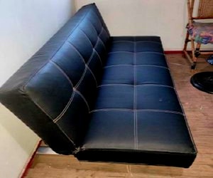 Futon sofá cama ecocuero (Niza)