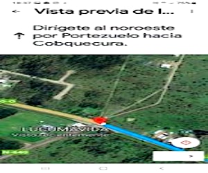 Terreno camino a Portezuelo con cruce Lucumavida