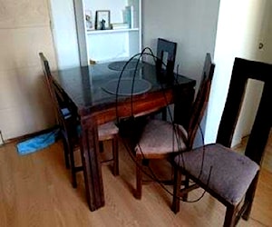 Comedor 4 sillas madera