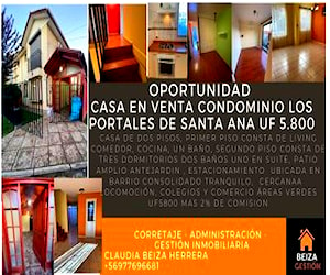 Casa Condominio Portales de Santa Ana