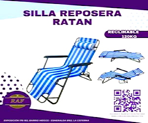 Silla reposera ratan