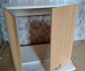 Mueble con lavaplatos + mueble aéreo