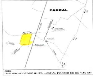 Terreno de 5000 m2 en Parral