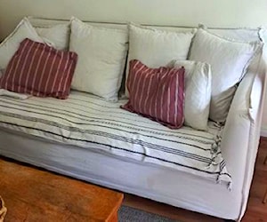 Sofa blanco 3 cuerpos