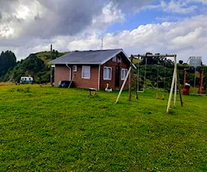 cabañas, isla maillen 