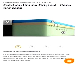 <p>Colchón Emma plaza y media nuevo en caja</p>