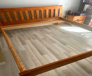 <p>Cama madera nativa king</p>