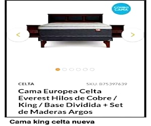 <p>Cama Europea Everest King</p>