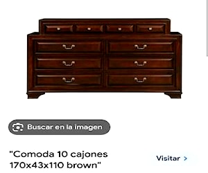 <p>Comoda 10 cajones brown</p>