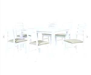 Comedor blanco kinkade 6 sillas OFERTA ESPECIAL