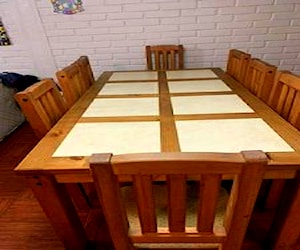 Comedor Madera 10 sillas