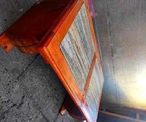 Mesa de centro madera rústica