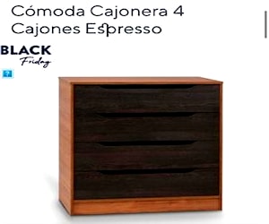 <p>2 Cómodas cajoneras de 4 cajones </p>