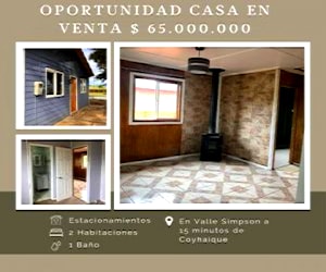 Oportunidad venta de casa