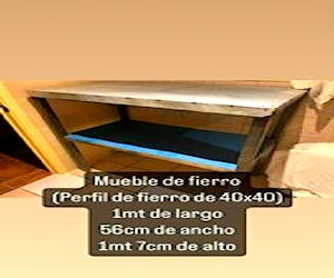 <p>Mueble de fierro</p>