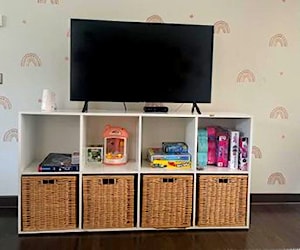 Mueble organizador de juguetes