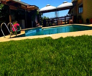 Piscina por el día, Cajón de Lebu Peñablanca