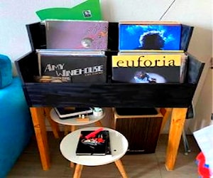 Mueble para vinilos