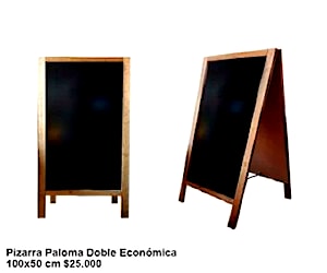 <p>Pizarra Paloma Económica 100x50 cm</p>